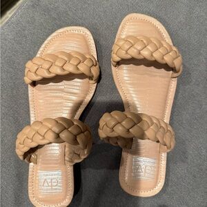 DV by Dolce Vita Tan Braided Sandals--almost brand new!!